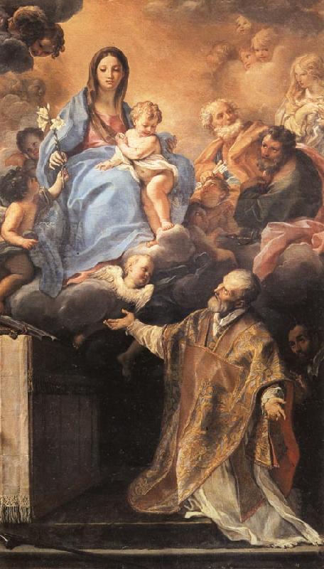 Maratta, Carlo TheMadonna Appearing to St.Philip Neri oil painting image